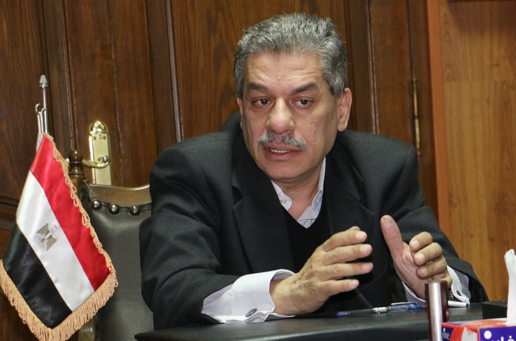 الدكنور أمين لطفي، رئيس جامعة بني سويف